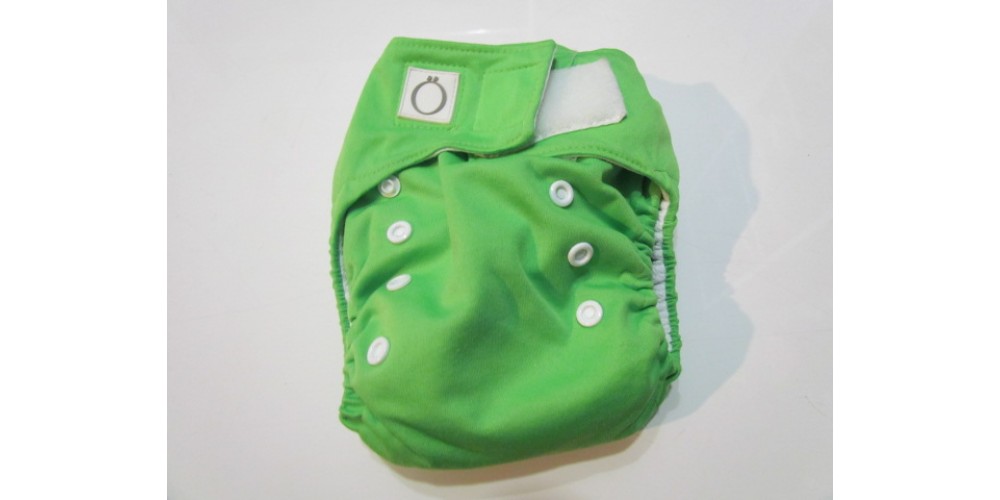 Omaiki nouvelle génération- Verte pomme- Tout-en-un- Velcro- Utilisé 1-2 x